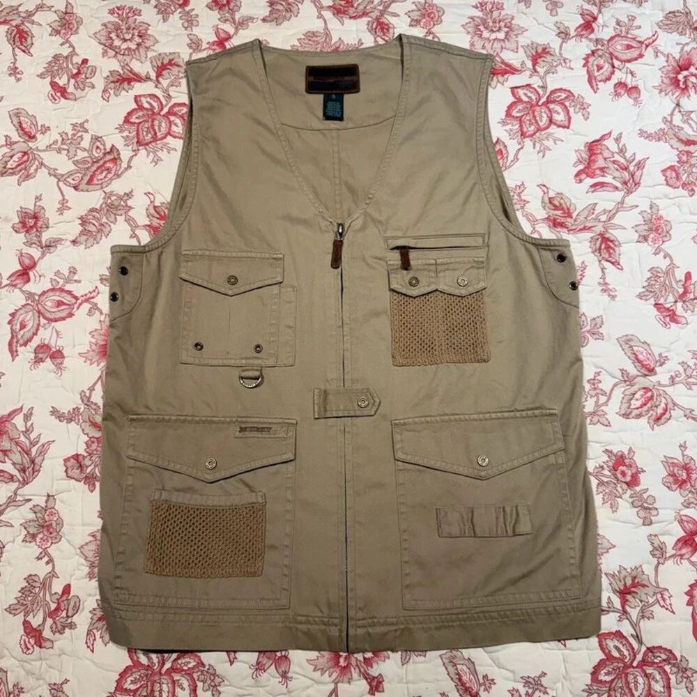 Vintage 90s Polo Ralph Lauren multi pocket tactical field tested utility vest